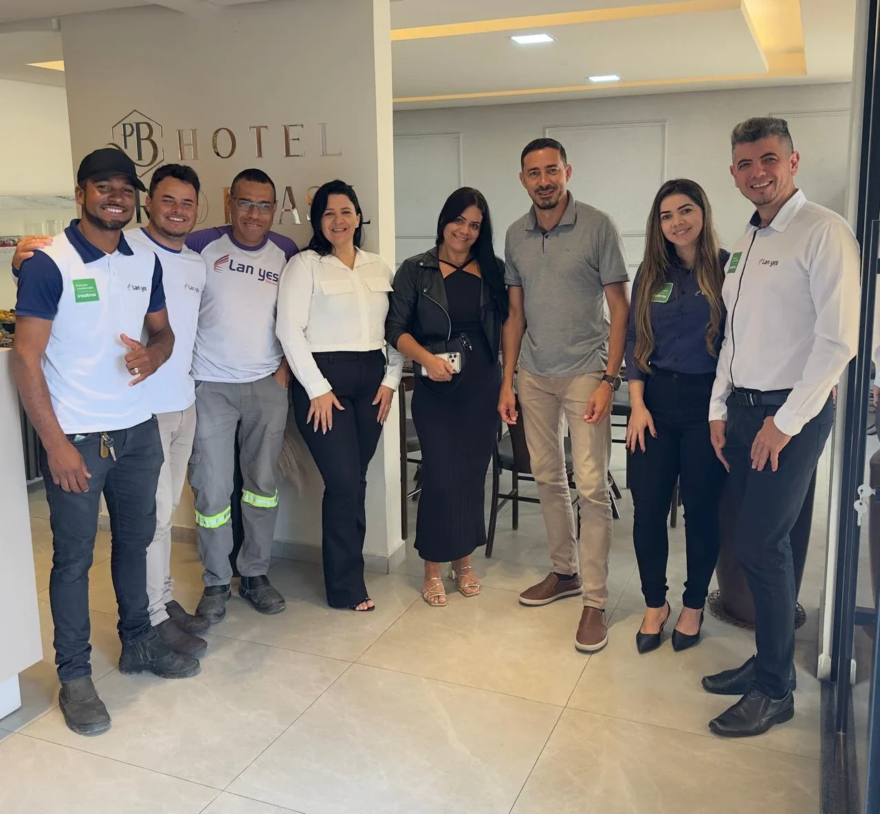 Equipe Lan Yes reunida em Poções